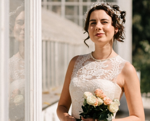 Sedinta foto de nunta la Palatul Mogosoaia