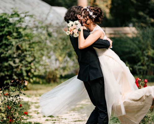 Sedinta foto de nunta la Palatul Mogosoaia