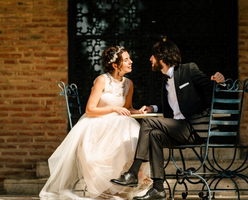 Sedinta foto de nunta la Palatul Mogosoaia