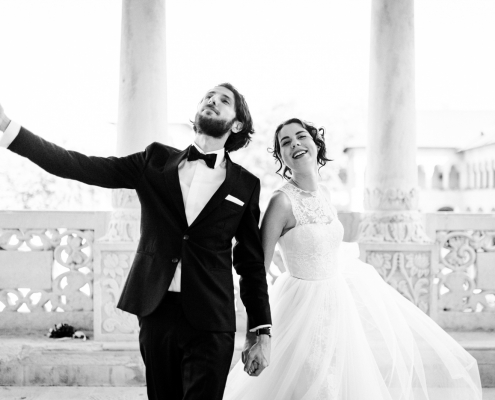 Sedinta foto de nunta la Palatul Mogosoaia