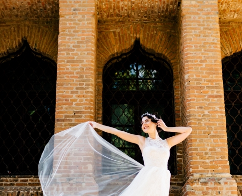 Sedinta foto de nunta la Palatul Mogosoaia