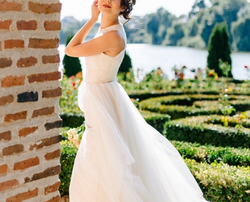 Sedinta foto de nunta la Palatul Mogosoaia